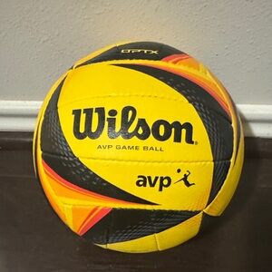 Wilson AVP Volleyball in Yellow and Black